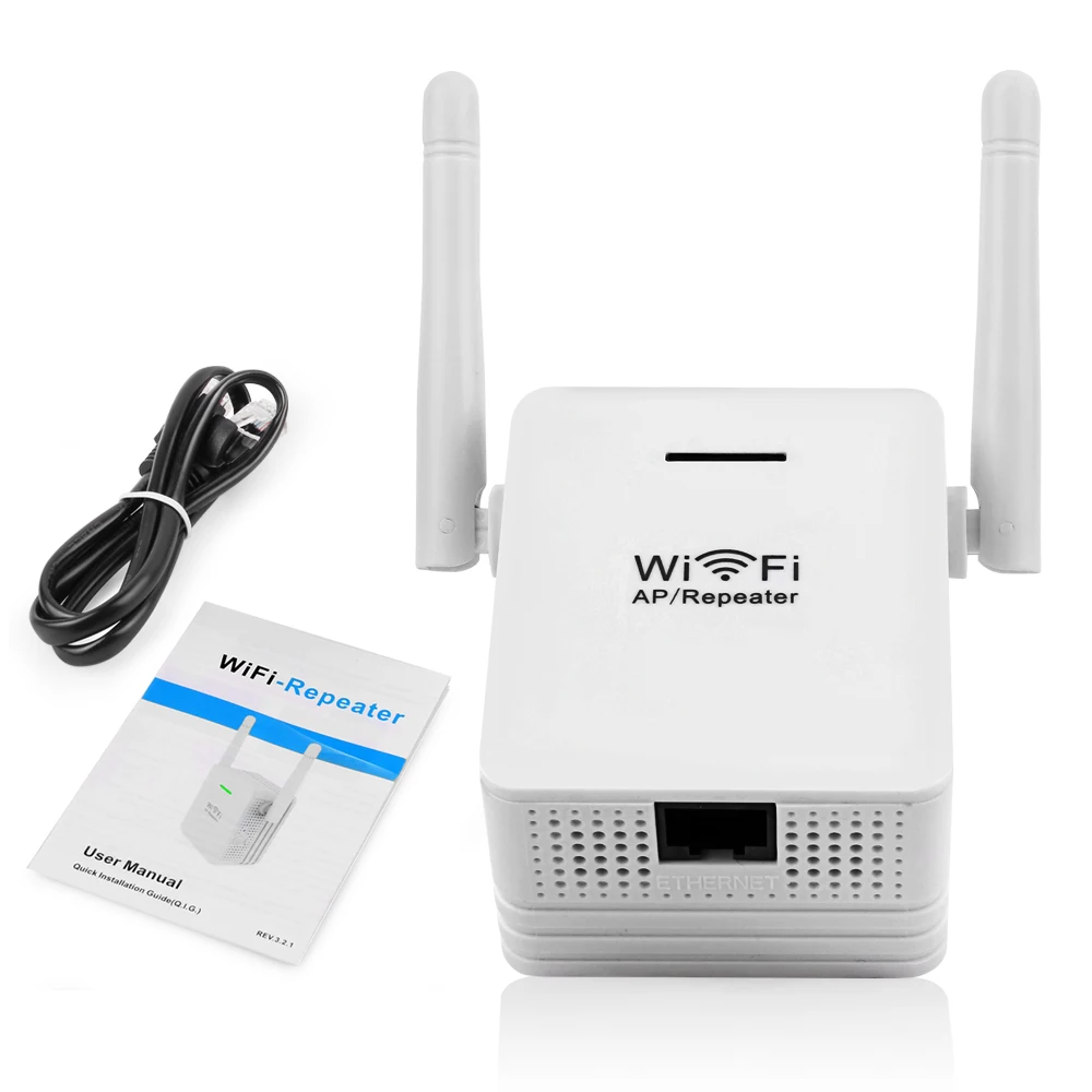 Easyidea Wi Fi ретранслятор 300 м Range Extender двойной антенны Усилитель сигнала 802.11b/G/N