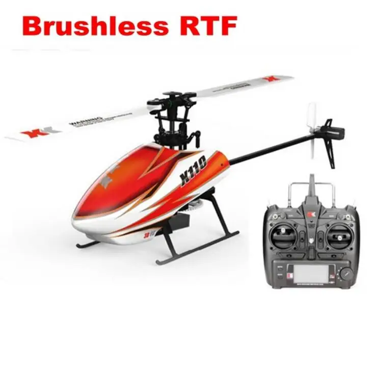 XK K110 Blash 6CH бесщеточный 3D 6G Радиоуправляемый вертолет RTF игрушка совместима с FUTABA S-FHSS