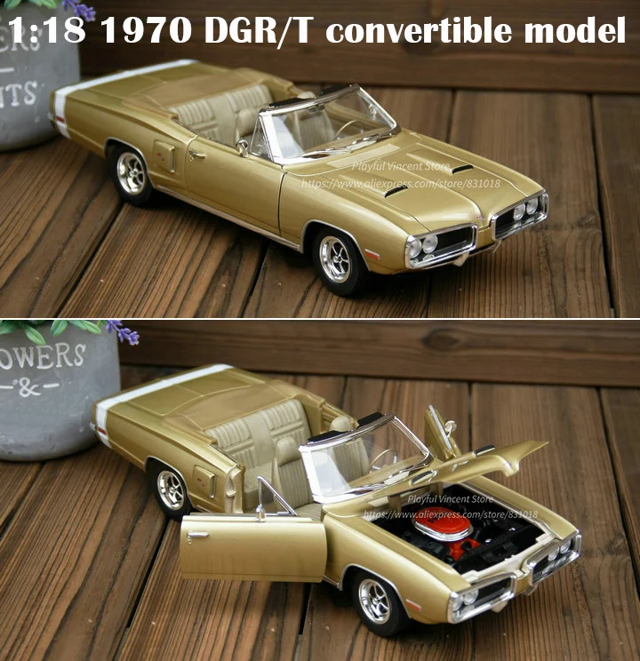 

1:18 1970 DGR/T convertible model Doors can be opened Alloy Collection Model
