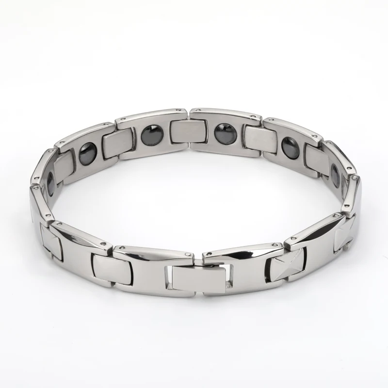 

2019 Fashion man Bangles bracelets for men bijoux titanium 316L stainless steel Jewelry charm therapy magnetic bracelet