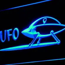 I928 космический корабль инопланетянин НЛО мультфильм декор неоновый светильник знак вкл/выкл Swtich 20+ цвета 5 размеров