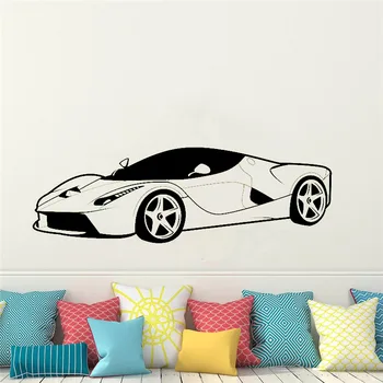 

Car Style Wall Stickers Mural Boys Bedroom Wall Decor Vinyl Removable Kids Wall Decal Children Room Decoration B018