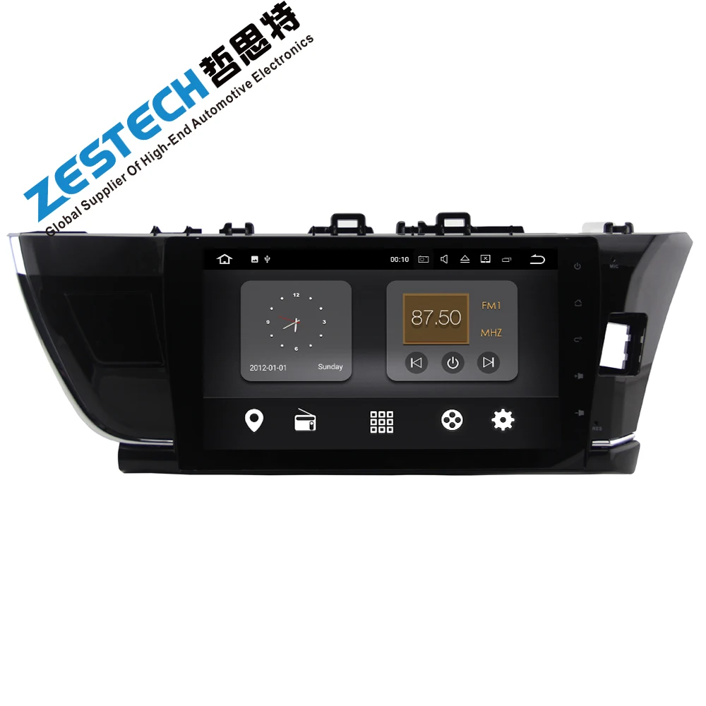 Best 10.1 inch full touch screen android car radio multimedia for Toyota corolla 2014-2016 with gps navigation audio system 1