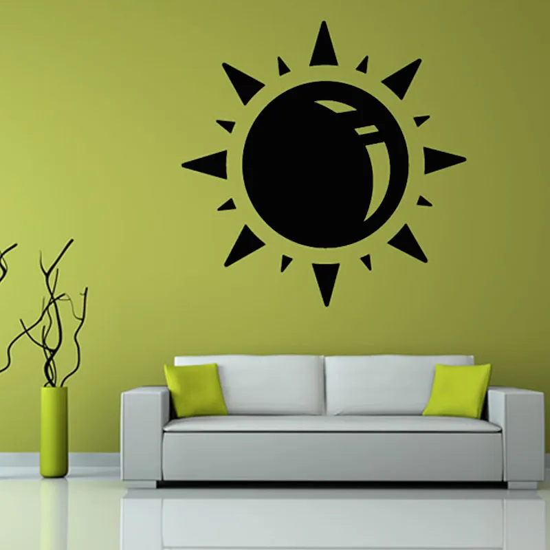DCTOP Sun Planet Наклейка на стену виниловая художественная Мультяшные обои для