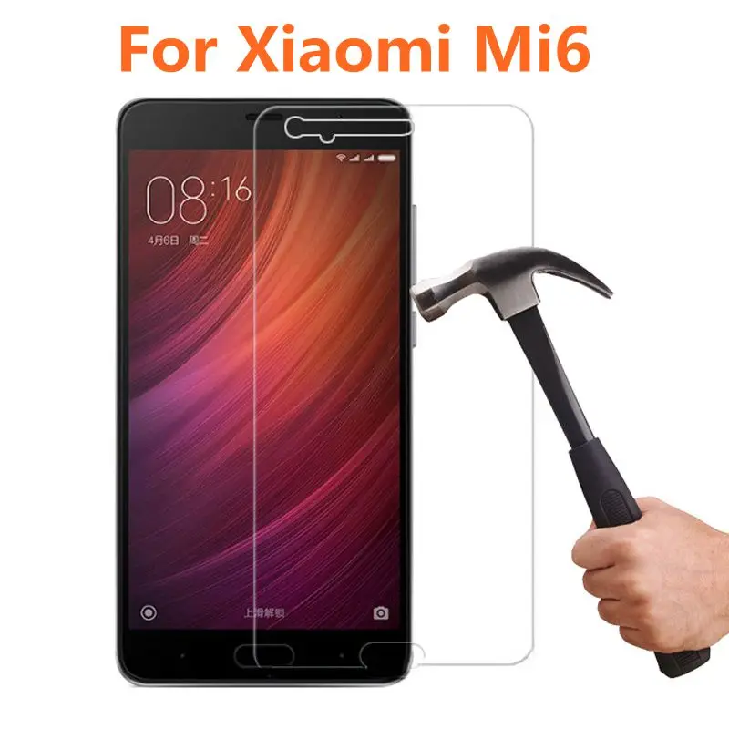 

For Xiaomi Mi6 Tempered Glass Original 9H High Quality Protective Film Explosion-proof Screen Protector For Xiaomi Mi6 Mi 6