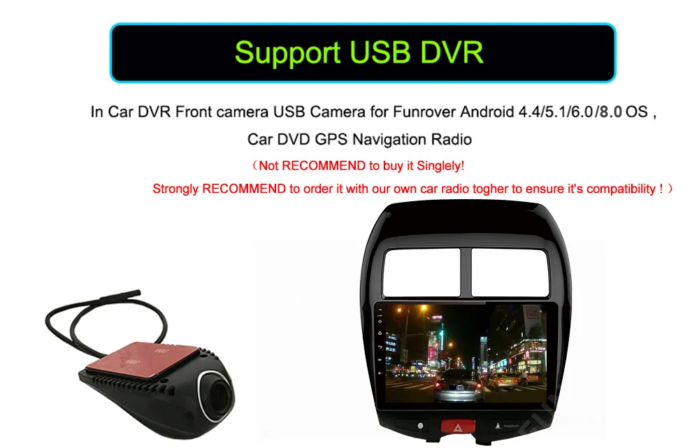 Perfect Funrover 10" 2 din Car dvd Multimedia car radio Android 8.0 for Mitsubishi ASX 2010-2017 car gps navigation Stereo tape recorder 10