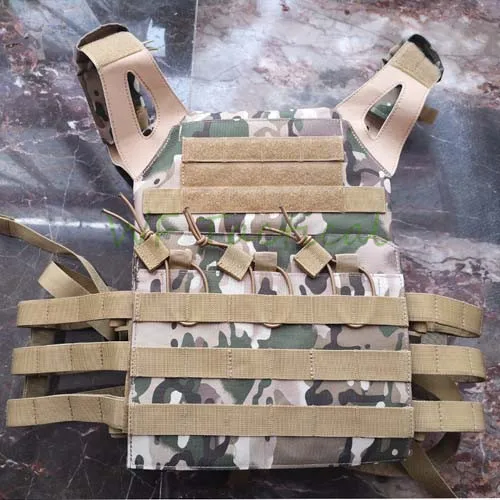 Тактический MOLLE JPC страйкбол Пейнтбол жилет Molle нагрудная защитная пластина Перевозчик Мультикам боевой жилет для охоты на открытом воздухе - Цвет: cp