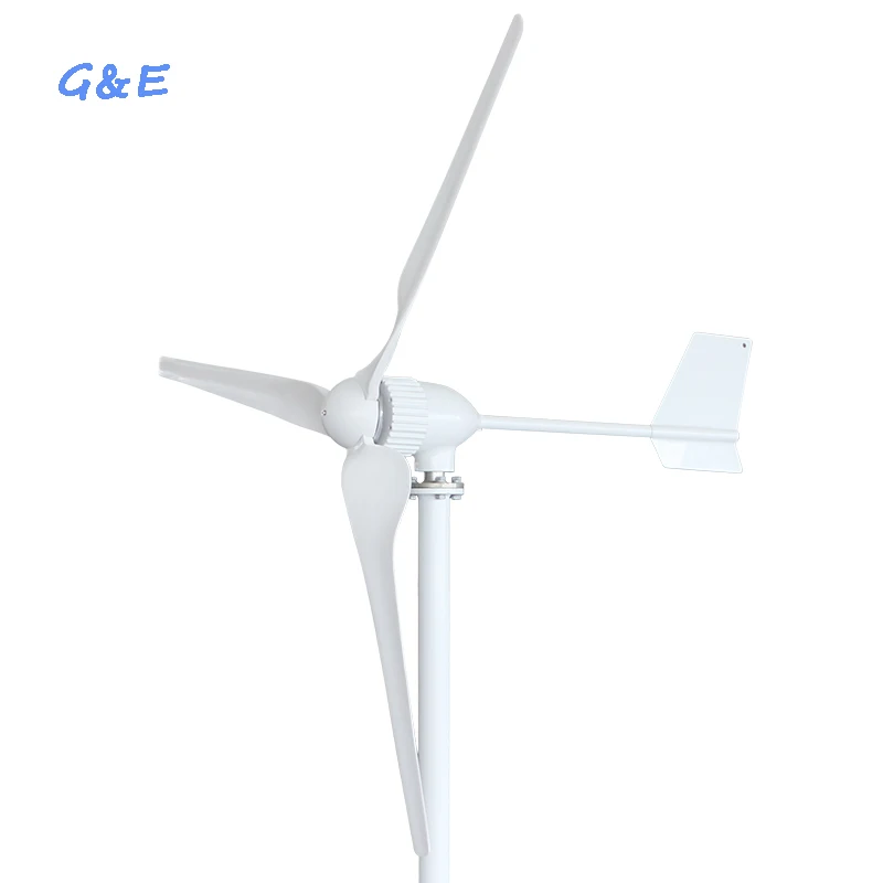 

Easy installation 800w wind turbine 24v 48v wind generator windmill with DC waterproof controller