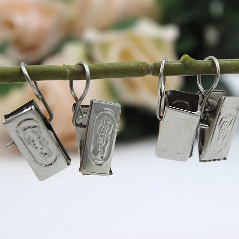 Sae Fortion 20pcs Drapery Clips Metal Stainless Steel Window