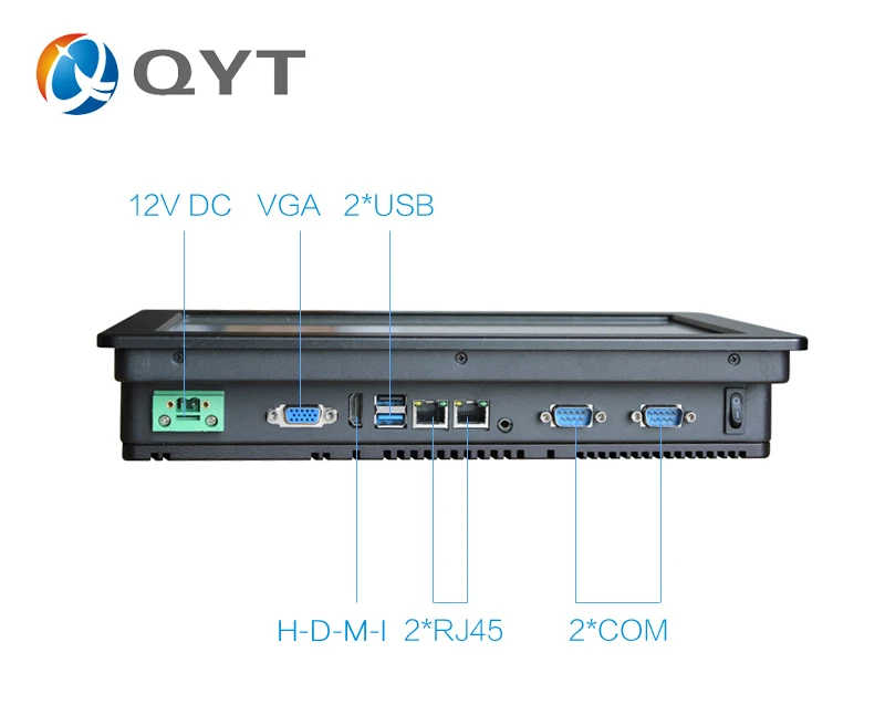 Промышленные производители ПК 12 "промышленный ПК Сенсорный экран Разрешение 1280x800 ПК с Intel i3 6100U 4 Гб DDR4 32G SSD