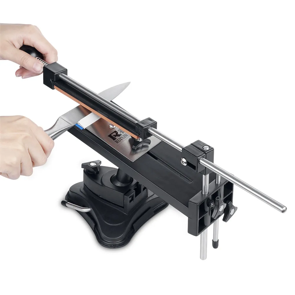 Ruixin Pro II Sharpener Update Chefs Professional Best Kitchen Sharpening Knife Sharpener System Fix-angle 4 whetstones Best Promotion 7