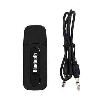 

USB Car Bluetooth Aux Audio Receiver Adapter For Android Phone 3.5mm Single Output audio Stereo Music Receiver For PC Speaker