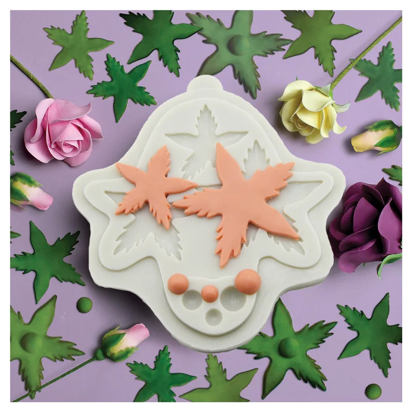 

Luyou 1pc Leaf Cake mold Silicone mold fondant mold birthday cake decorating tools chocolate Sugarcraft mold FM1859