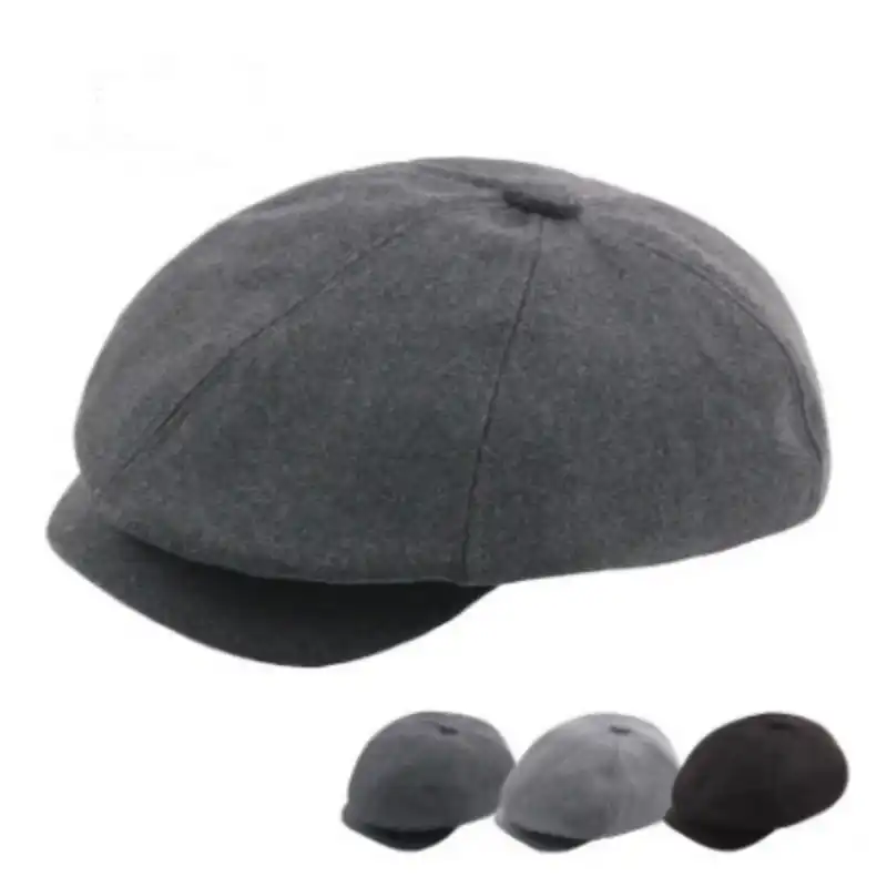 Pure Wool Beret Hats Caps For Old Men 2019 Fashion Winter Thick Warm Beret Male England Style Flat Cap Casual Vintage Visor Aliexpress