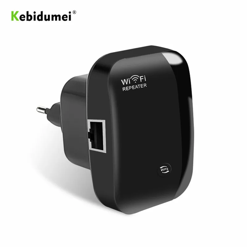 Kebidumei N300 Wi-Fi ретранслятор 802.11N/B/G сетевой маршрутизатор Диапазон 300 Мбит/с сигнальные антенны Усилитель Расширение Wi-Fi для предприятия ЕС/США