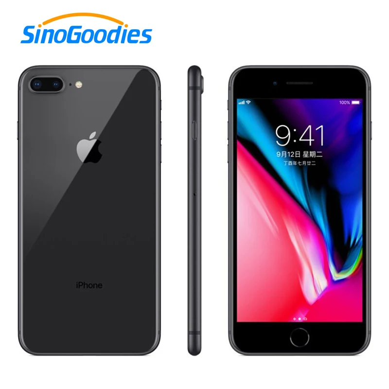 Мобильный телефон Apple iphone 8 Plus разблокированный шестиядерный iOS 3 ГБ ОЗУ 64/256 Гб ПЗУ