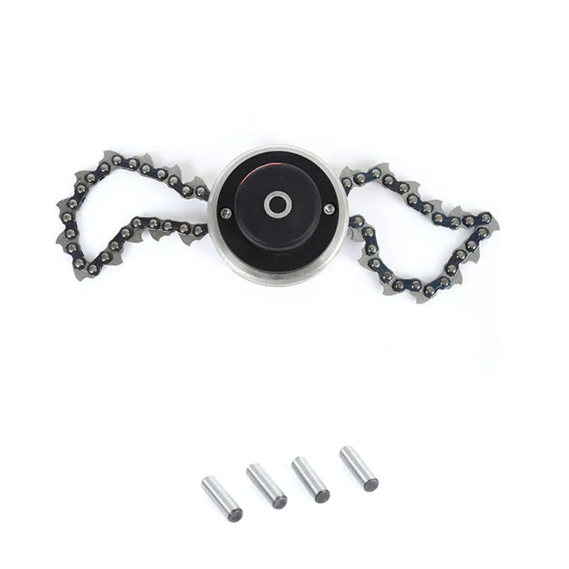 65Mn Chain Brush Trimmer Head Grass Trimmer Head Brushcutter Grass Cutter Spare Parts for Lawn Mower Garden Weeding Tools