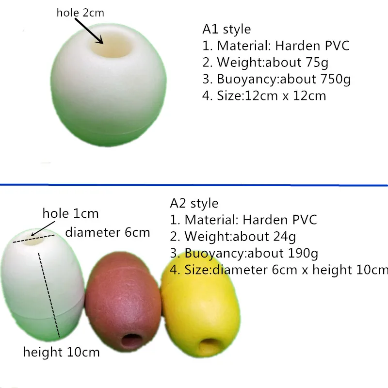 Твердый плавающий шарик из ПВХ, плавающий шарик для аквакультуры, буй для рыболовной сети и рыбной клетки, буй, инструмент для рыбалки, плавающий буй