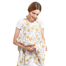 Хлопок модные детские малыша Грудное вскармливание Обложка Mum хлопок кормящих вымени фартук шаль ткань Грудное вскармливание Обложка Детские V23