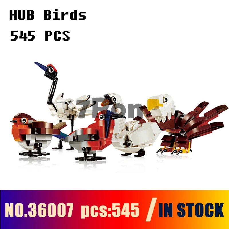

Compatible with lego 4002014 Models building toy 36007 545Pcs Creative Series The HUB Birds Building Blocks toys & hobbies