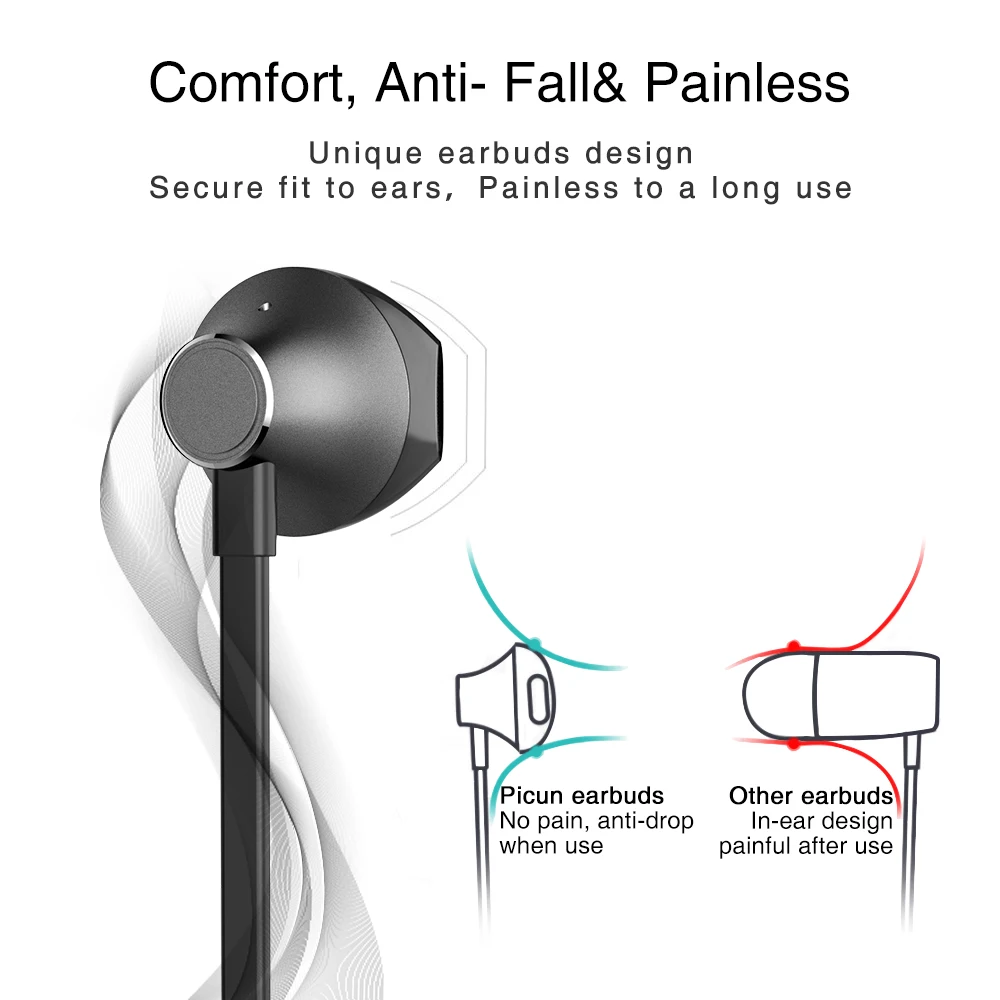 Sound intone H12 Bluetooth наушники Беспроводной для телефона Xiaomi iPhone спортивные
