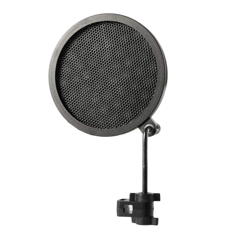 Новое поступление, PS-2, двухслойный Студийный микрофон, микрофон, ветровой экран, поп-фильтр, поворотное крепление, маска для записи разговоров