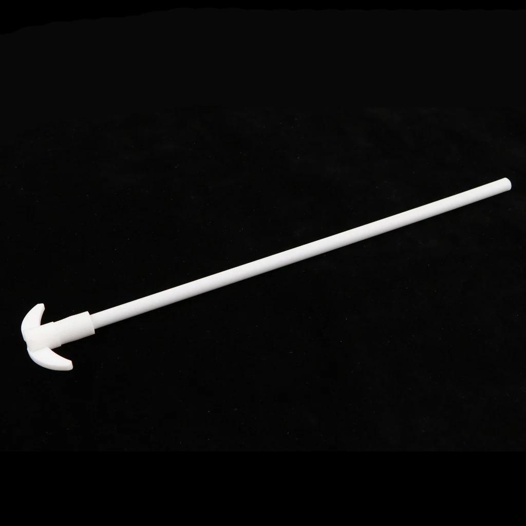 250 mm PTFE Stirring Rod Overhead Stirrer Mixer Shaft w/ 50 mm Dia Foldable Paddle - Lab Flask Utensils Accs