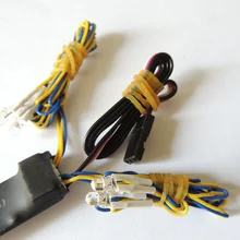 1/12 весы гидравлический экскаватор дистанционного управления гидравлическая бульдозерная модель, бульдозер подсветка грузовика светодиодная система для Tamiya RC8WD