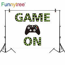 

Funnytree new photography background button game on control illustration symbol birthday play personal customize camera backdrop