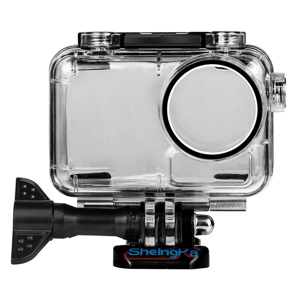 New Sports Camera Accessories Transparent Waterproof Housing Case Shell Diving 45M For DJI Osmo Action 19Jun13 | Электроника