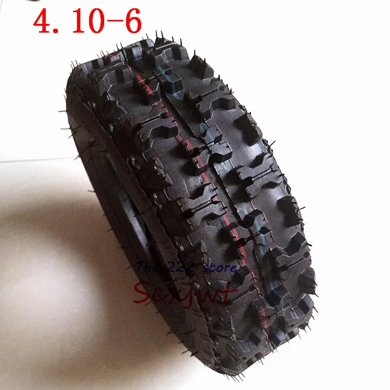4,10-6 дюймов шины Снегоочистители шины 4,10-6 дюймов пляжные шины ATV Quad Go Kart бабочка цветок колеса шины с внутренней трубкой