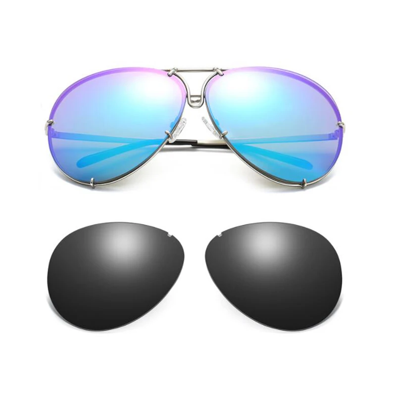 

men's big Sunglasses luxury brand design women shades Mirror Driver's Glasses polit Kim Kashkashian sunglasses female