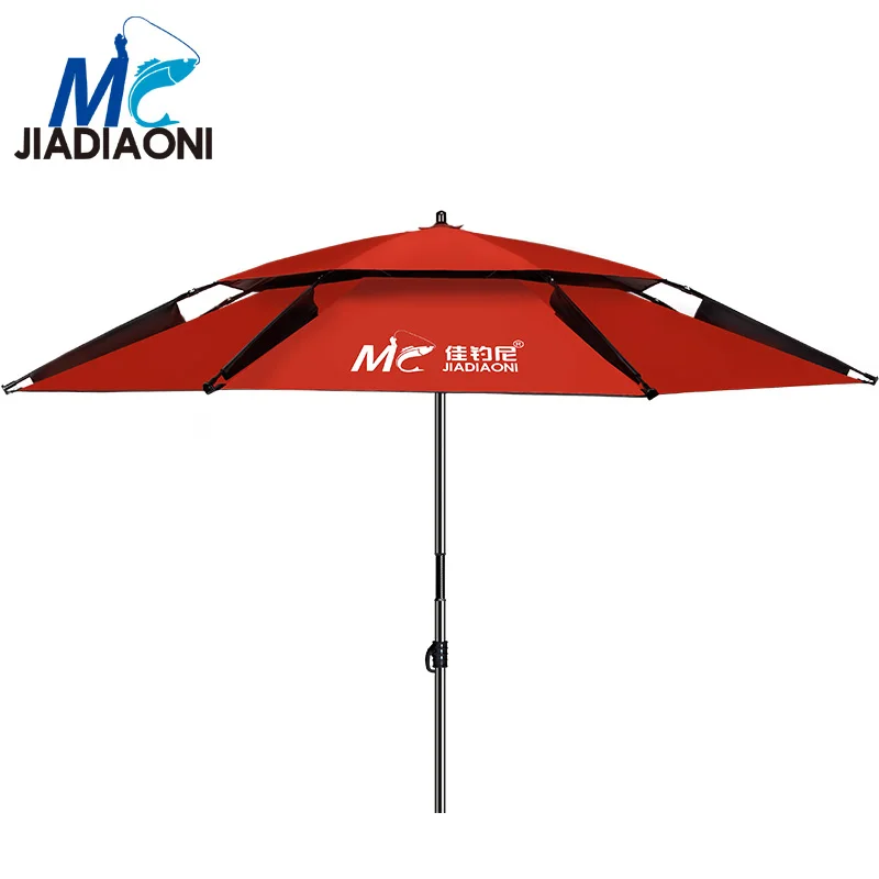 JIADIAONI 2 м/2,2 м/2,4 м черная резиновая ткань открытый регулируемый ультрафиолетовая Защита от солнца Зонт большой Рыболовный зонт