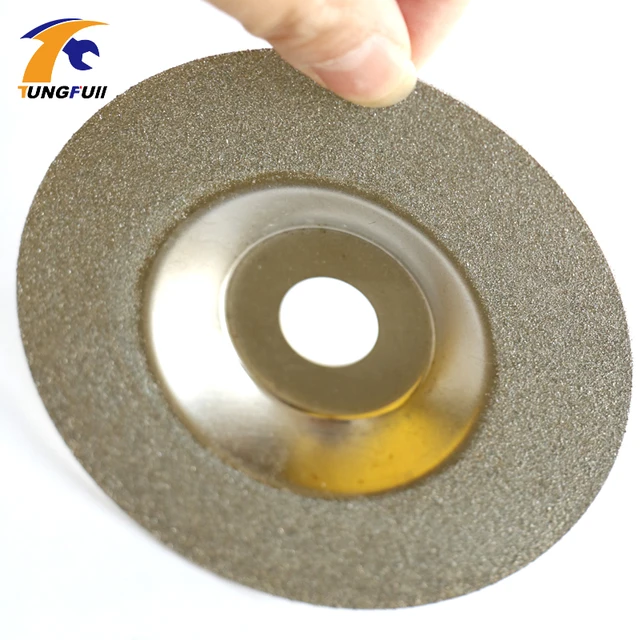 Reduced Sparking Wheel Glass Diamond Grinding Disc 4" Angle grinder