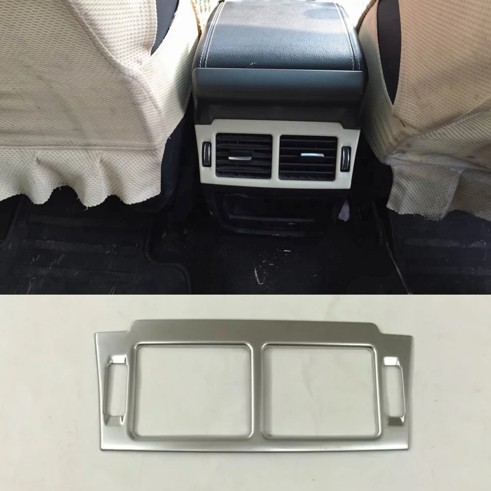 

MONTFORD ABS Matte Interior Rear BackUpside Air Conditioning Outlet Vent Panel 1Pcs For Land Rover Range Rover Evoque 2011-2015