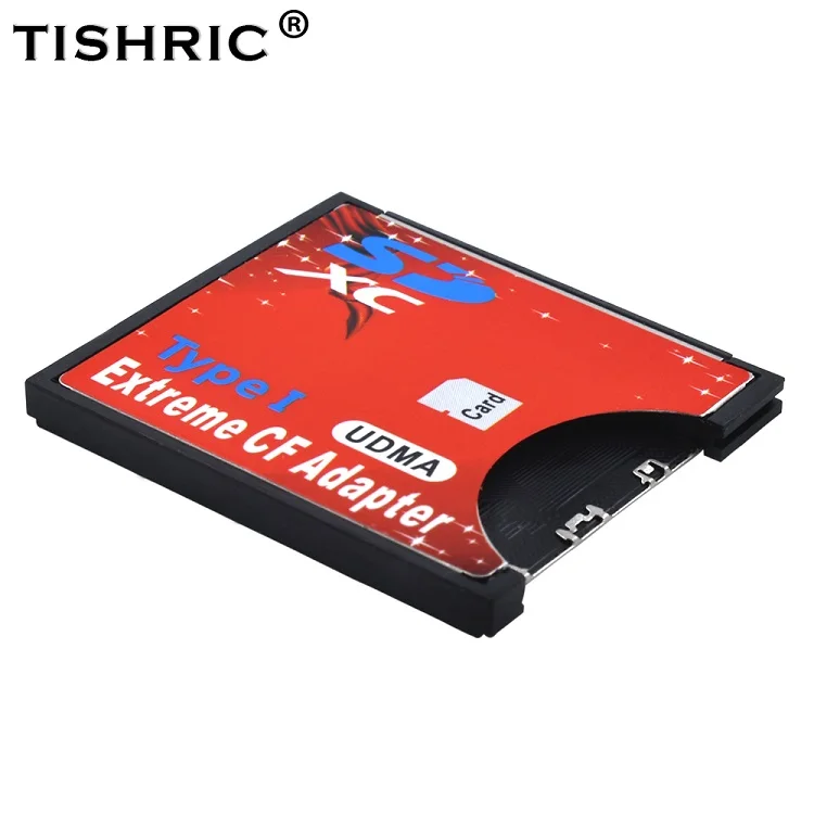 TISHRIC WiFi SD To CF Card SDHC SDXC MMC Adapter To Standard Compact Flash Type I Card Converter UDMA Card Reader For Camera - Color: WiFi SD