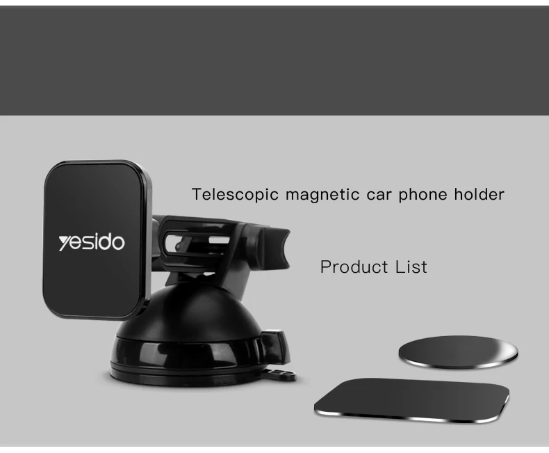 Magnetic Car Phone Holder Stand Windshield Sucker Car Mount (14)