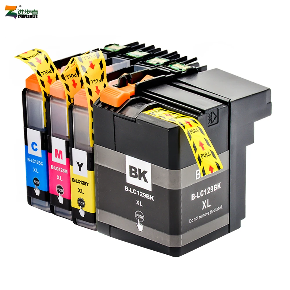 PERSEUS Ink Cartridge For Brother LC129XL LC125XL High Yield Compatible work with MFC J4410DW