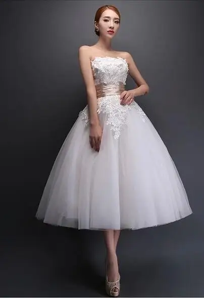 Abito da sposa corto informale