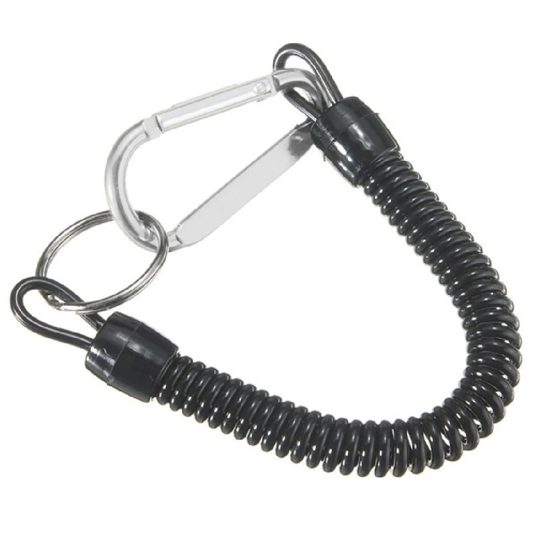 

1pc Hot Random Color Fishing Ropes Fishing Tools Boat Camping Fishing Lanyards Spring Coil Secure Lip Grips Pliers Tackle Tool
