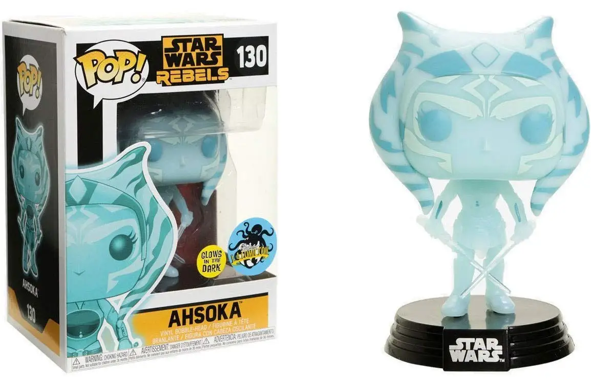 Эксклюзивная светится в темноте Funko pop оригинальная Звездные войны Rebels Ahsoka