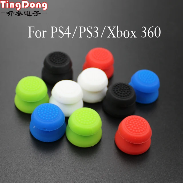 Best Offers 2pcs Enhanced ThumbStick Joystick Grip Caps Extra High Cover For Sony PlayStation Dualshock 3/4 PS3 PS4 Xbox 360 Controller