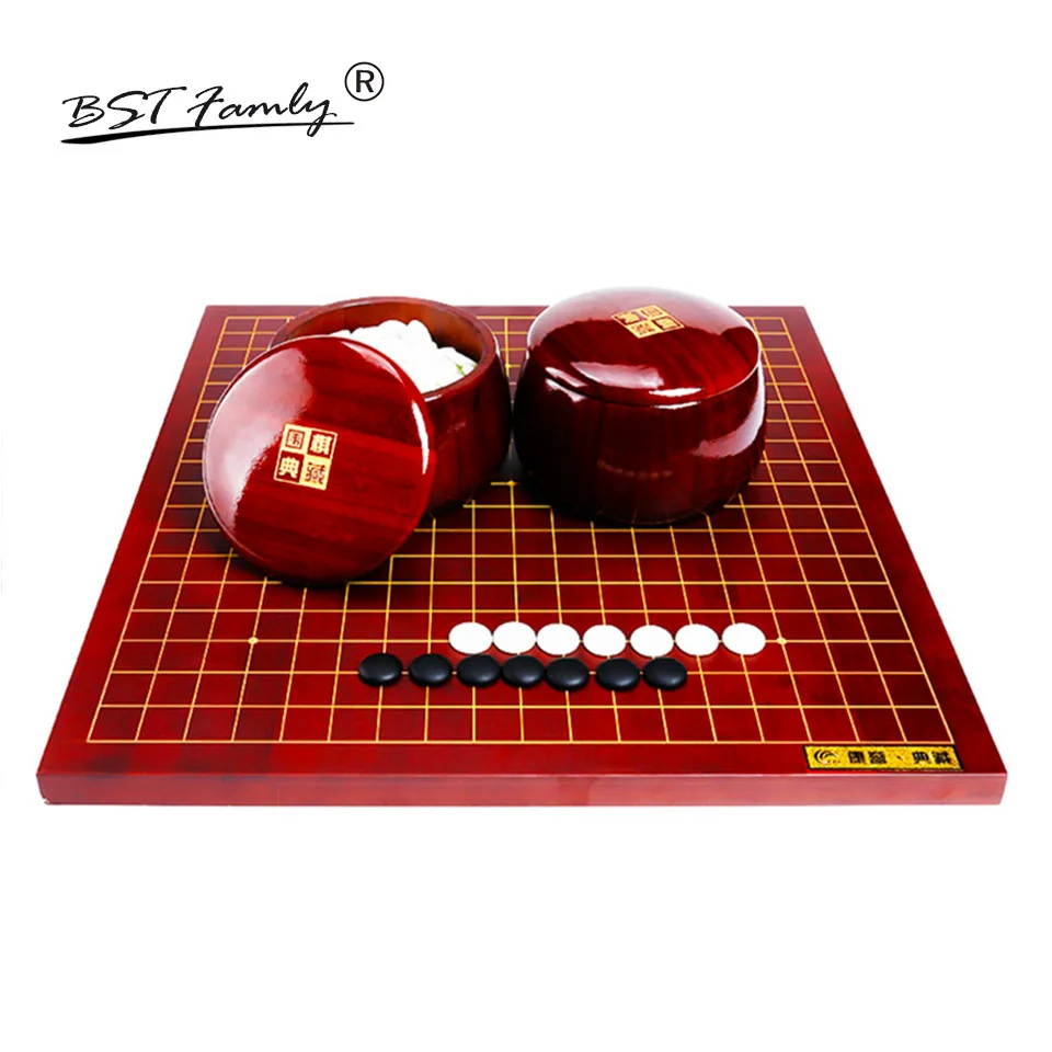 BSTFAMLY новые Yunzi Go шахматы 19 дорога 361 шт китайская старая игра Go Weiqi бамбуковая шахматная доска и горшок без складной стол игрушка подарок G11