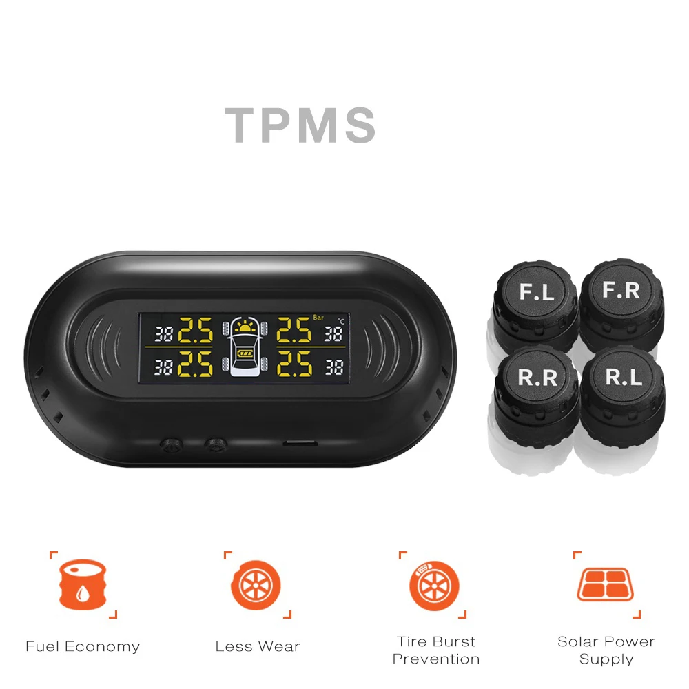 Автомобильная система контроля давления в шинах TPMS датчик автомобильная зарядка