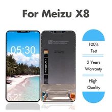 10 шт./лот для Meizu X8 ЖК-дисплей с сенсорным дигитайзером в сборе для Meizu X8 экран панели DHL EMS