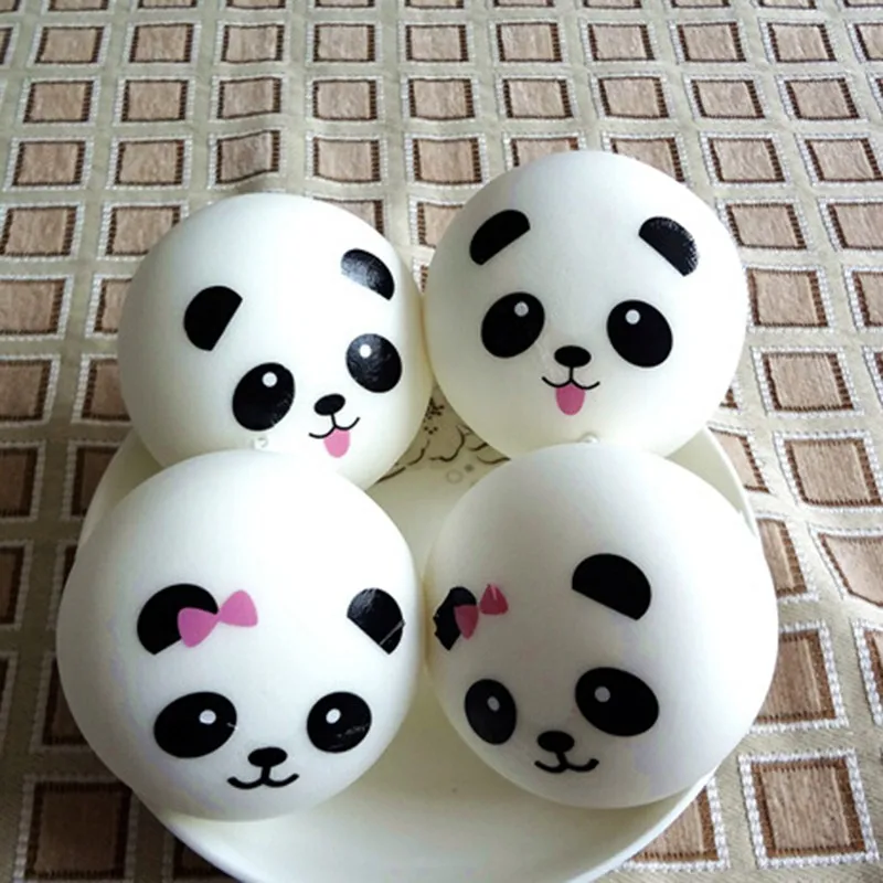 1 шт. мягкие Ароматические Подвески панда/кошка/булочки/Клубничный торт/мороженое Медведь Хлеб шоколад посыпки эскимо телефонные ремни - Цвет: Panda shape 1pcs