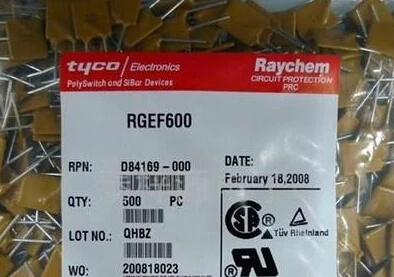 

500PCS x RGEF600 GF600 6A 16V PTC Resettable Fuse