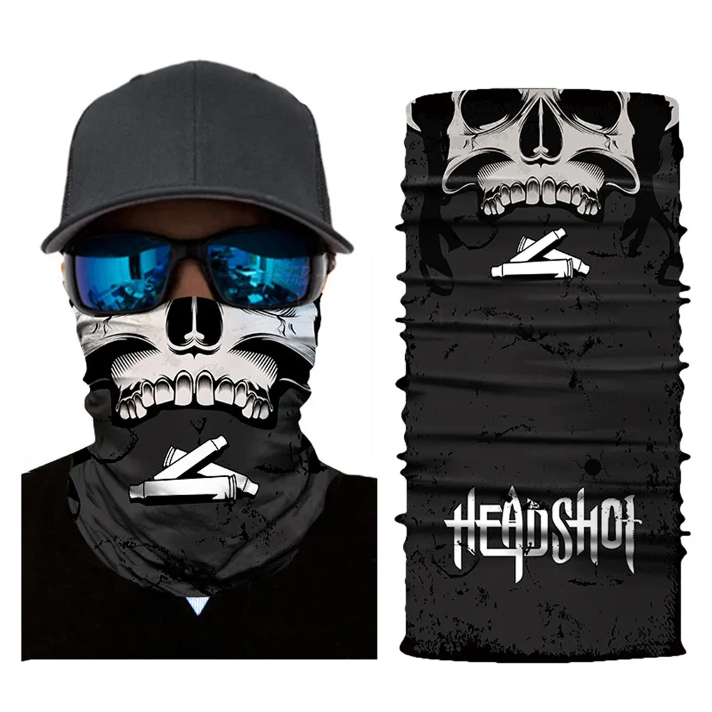 Мотоциклетная маска для лица для езды на велосипеде на Хэллоуин головной шарф для шеи с теплым черепом Лыжная Балаклава головная повязка страшная маска для лица для улицы Новинка#30