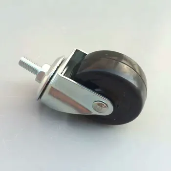 

4PCS 2 inch light duty rubber wheel caster with threaded stem furniture caster