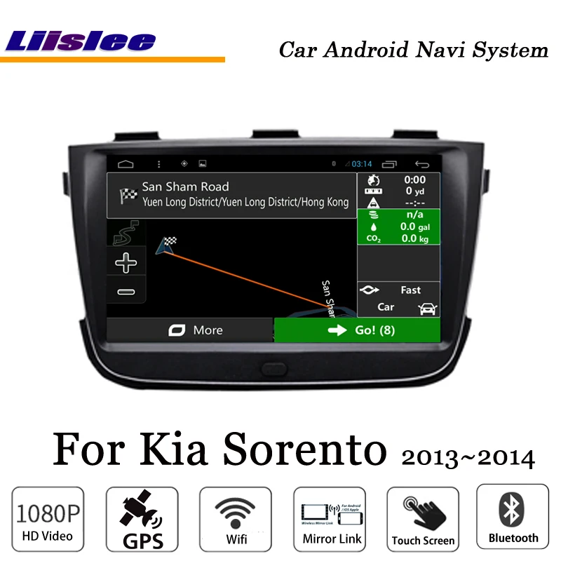 Liislee автомобильный Android gps Navi карта навигационная система для Kia Sorento 2013~ Радио Стерео Аудио Видео Мультимедиа(без DVD плеера